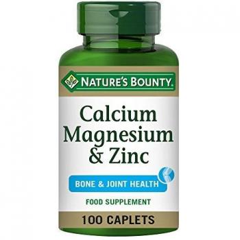 Nature's Bounty Compléments Calcium Magnésium Zinc 100