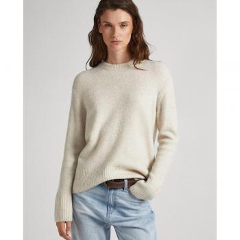Suéter cropped de mujer Pepe Jeans con cuello redondo