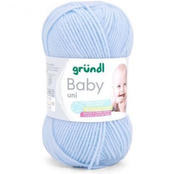 Fil à tricoter pour layette UNI