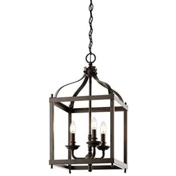 Eternal Bronze 3-Bulb Ceiling Light