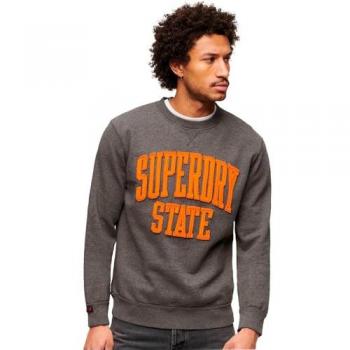 Superdry Sudadera Vintage Athletic Gris para Hombre