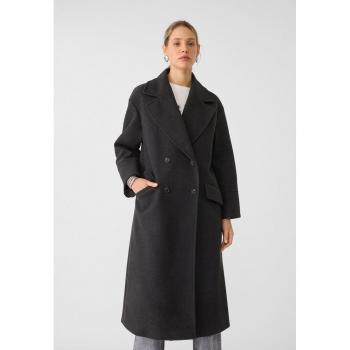 Stradivarius Gemütlicher Oversize-Mantel in Graumeliert S