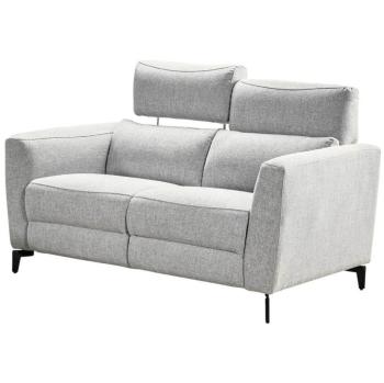 Bakay‑gris clair canapé relax électrique fixe 2 places