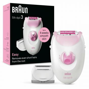 Braun Silk-épil 3 3031 Epilierer mit kabelgebundenem Rasier