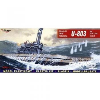 Mirage 40044 U-803 Type IX U-Turm Maquette en plastique