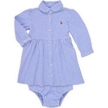Polo Ralph Lauren Vestido Infantil Estampa Listrada Curto