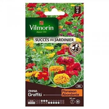 VILMORIN SUCCÈS DU JARDINIER-ZINNIA Graffiti SACHET 395