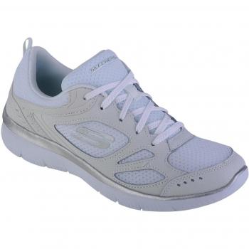 Skechers Summit Suited Mesh Silver Tri – Zapato Deportivo Blanco