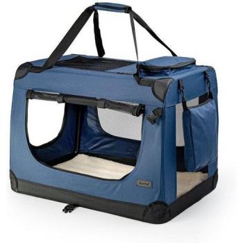 Hundebox LionTo Blau – 50 × 36 × 34 cm Transportkoffer