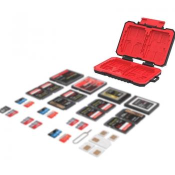 Desiontal wasserdichter SD-Karten Aufbewahrung große Kapazität für SIM/SD/MSD/CF Karten für Canon/Nikon/Sony/Fujifilm/Olympus/Leica Kameras