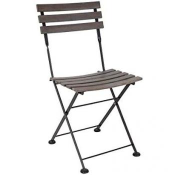 Butlers Street Life Balkonstuhl – Grau, klappbar, 41,5 x 45,5 cm
