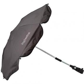 Parasole per passeggino nero con apertura a ventosa