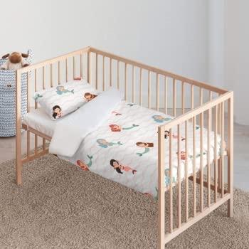 Housse de Couette Bébé 100x120 cm Câlins d'Ours