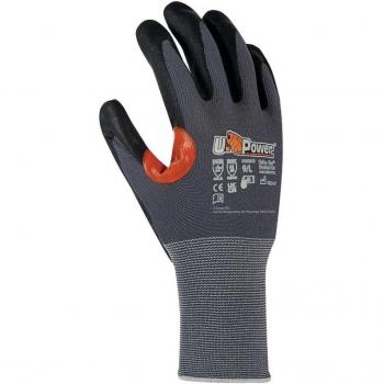 Gants tactiles Kumba Orange/Gris, modèle 8 Protection