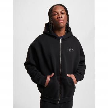 Felpa con Zip Karl Kani Chest Signature Nero S