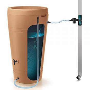 Citerne d'eau de pluie 230L couleur brique