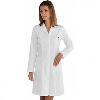 Blouse blanche Isacco Valencia femme 190 g/m² taille M