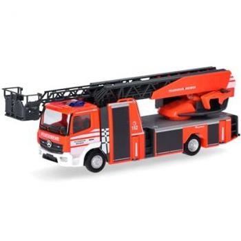 Mercedes-Benz Atego 13 (Rosenbauer Drehleiter) Feuerwehr Bremen – Herpa 1:87 Modell 097840