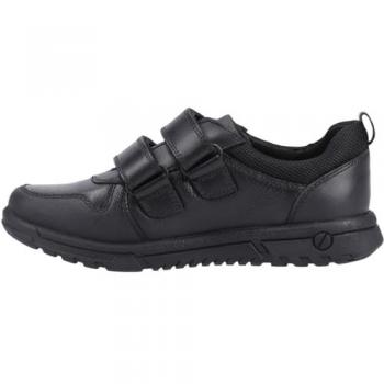 Spencer Youth Leather Black Kids' Shoe