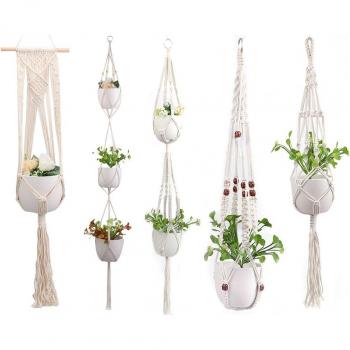 Cintre à Terrarium en Verre, Jardin & Corde Cotton