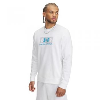 Unter Armour Rival Terry Logo Crew Herren Weiß LG