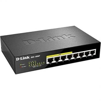 D-Link Switch Gigabit 8-port 10/100/1000 DGS-1008P/E