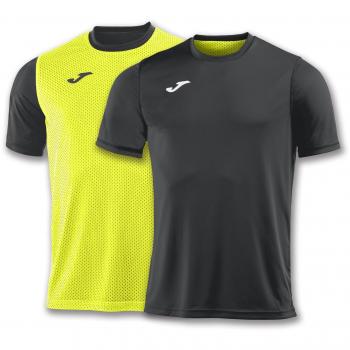Joma T-Shirt Combi Reversible Antracita-Amarillo M/C