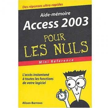 Access 2003 : Mini référence pour les nuls