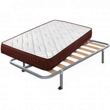 Cama Express Viscosoft Ergos 13, 90x200 cm + Somier Hades (patas 32 cm)
