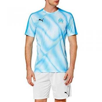 PUMA OM Domestic League Trikot Herren S – Blau‑Azur‑White