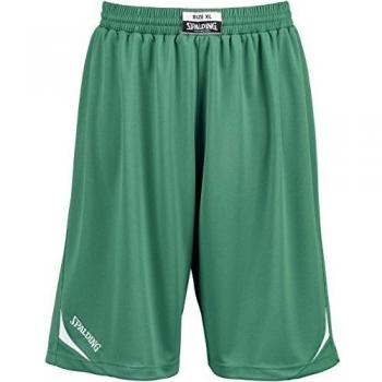 Spalding Attack Herren-Shorts XXL Grün und Weiß