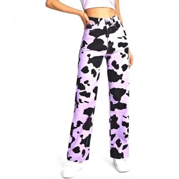 Pantalones Rectos Vaca y Lácteos