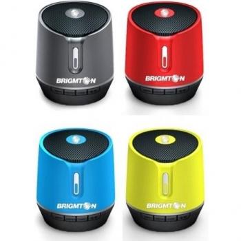 Brigmton BAMP-612-N Mono 3W Other Black, Grey Wireless Portable Speakers