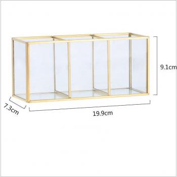 Nordic Gold Jewelry and Cosmetic Tray