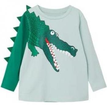 Camicia a maniche lunghe con stampa surf Nmmsanny