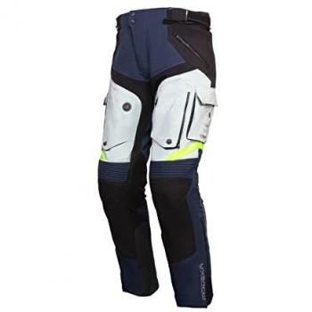 Pantaloni Moto Tessili Modeka Panamericana 2 Grigio Blu 2XL