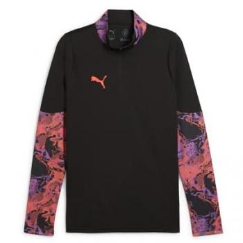 Puma Felpa Uomo Mezza Zip Nera