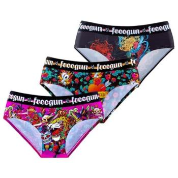 Culottes Freegun Hardy 3-pack pour filles – Variété couleur – Petite taille