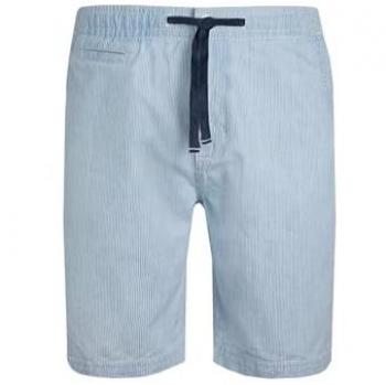 Color‑Block Dewey Stripe Short – Ecru (Size 30)