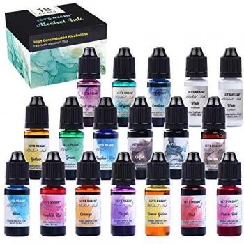 LET'S RESIN Alcohol-Based Ink Set