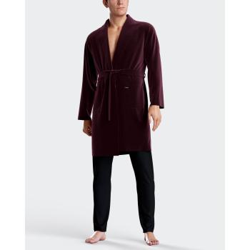 Bata larga de terciopelo para hombre