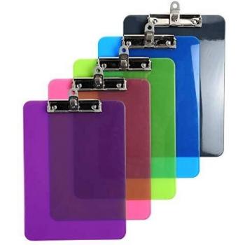 Exacompta Iderama PP Clipboards A4 Pack of 10 Assorted