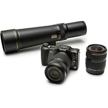 S‑1 Hybride Noir – 16 MP CMOS Full HD, WiFi, 3 Optiques, 2 Étuis, Carte Mémoire 16 Go