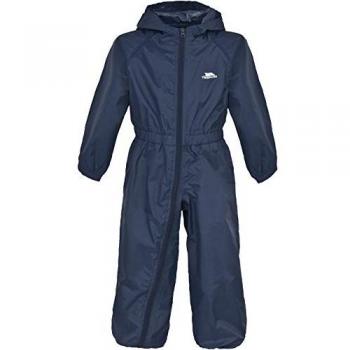 StormBuster Buttoned Toddler Raincoat – Navy Blue