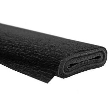 AQUAROLA Krepppapier 50 x 250 cm schwarz