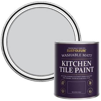 Grey Lilac Rhapsody Kitchen Tile Paint, Matte – 750 ml