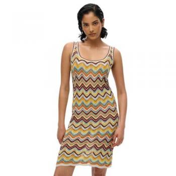 Abito corto casual a zigzag in viscosa Superdry L