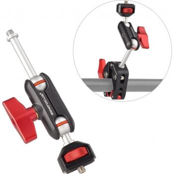 Montaje de brazo mágico con mini cabezal de bola y tornillo de 1/4