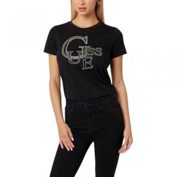 T-Shirt Elegante con Logo e Borchie