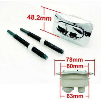 Couverture Toilette Vankz 2 Boutons Carrés en Céramique